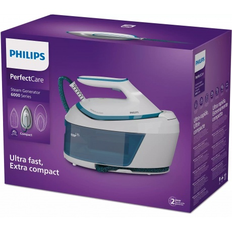 Парогенератор Philips PSG6022/20 2400Вт белый/голубой - фото 9