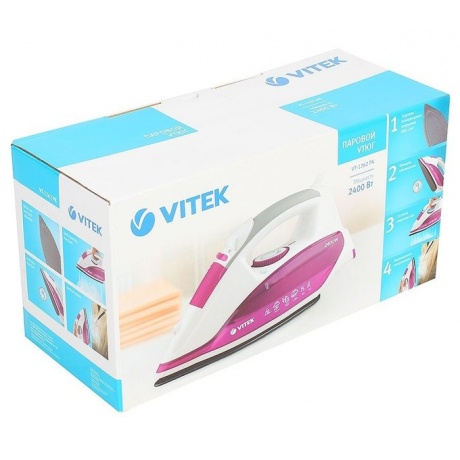 Утюг Vitek VT-1262 PK - фото 8