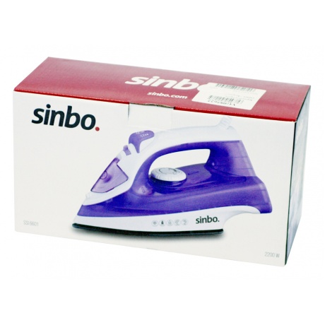 Утюг Sinbo SSI 6601 2200Вт фиолетовый - фото 6