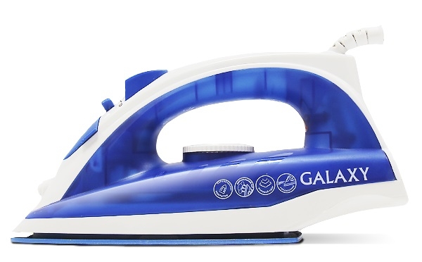 Утюг Galaxy GL 6121 голубой цена и фото
