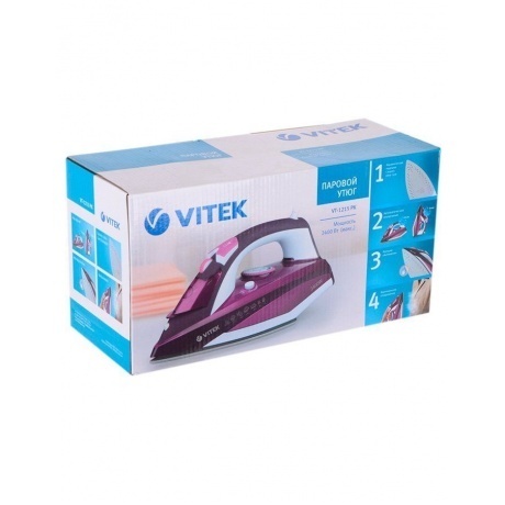 Утюг Vitek VT-1215 PK - фото 6