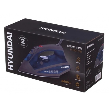 Утюг Hyundai H-SI01789 2400Вт серый/темно-синий - фото 17