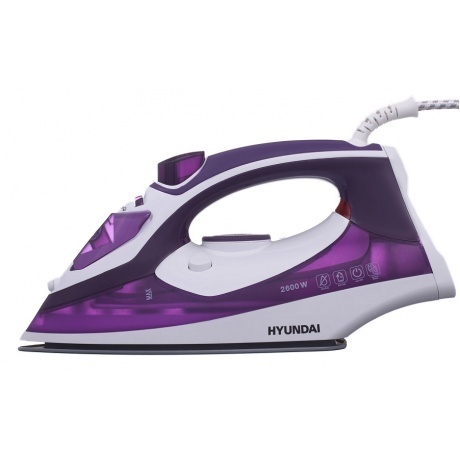 Утюг Hyundai H-SI01564 2600Вт фиолетовый/белый - фото 4