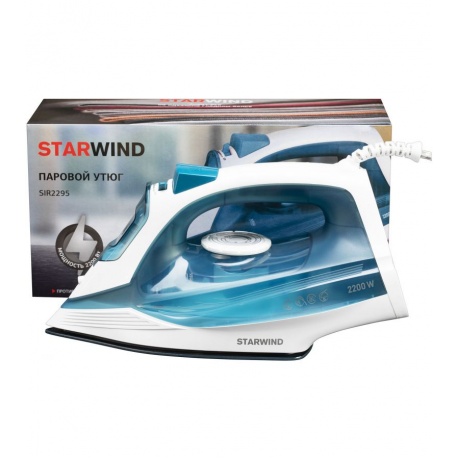 Утюг Starwind SIR2295 2200Вт темно-синий/белый - фото 5
