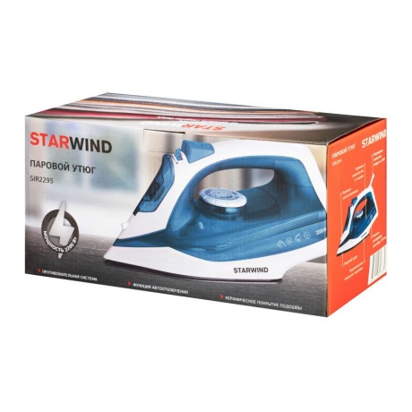 Утюг Starwind SIR2295 2200Вт темно-синий/белый - фото 6