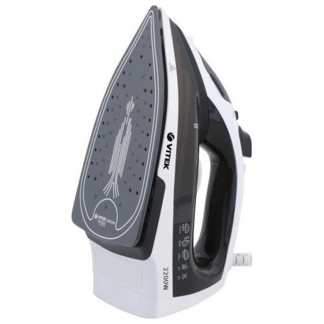 Утюг Vitek VT-8338 2200Вт черный/белый - фото 5