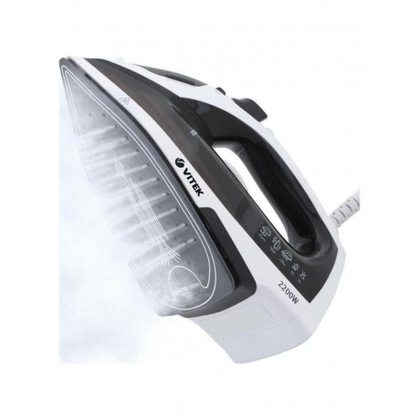 Утюг Vitek VT-8338 2200Вт черный/белый - фото 6