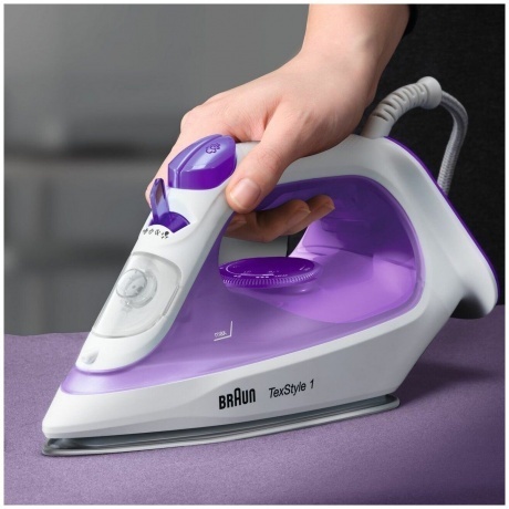 Утюг Braun SI1080VI 2000Вт фиолетовый/белый - фото 10
