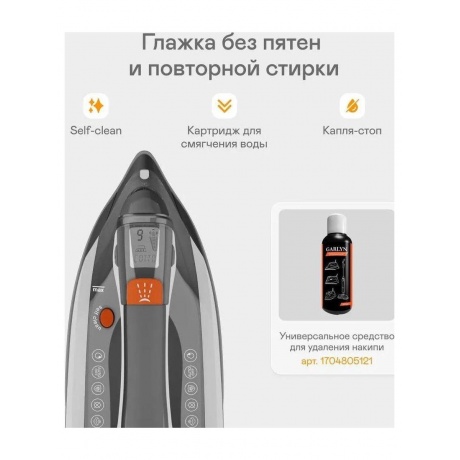 Утюг GARLYN GT-250 - фото 14