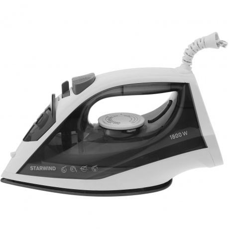 Утюг Starwind SIR1819 1800Вт серый/белый - фото 4