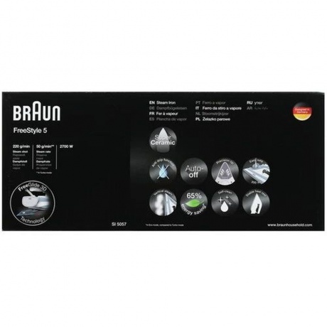 Утюг Braun FreeStyle 5 SI 5057 RD (0127406020) - фото 9