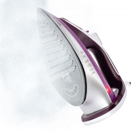 Утюг Vitek VT-1246 2400Вт фиолетовый - фото 2