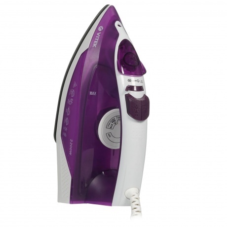 Утюг Vitek VT-8308 2200Вт фиолетовый/белый - фото 12