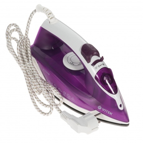 Утюг Vitek VT-8308 2200Вт фиолетовый/белый - фото 16