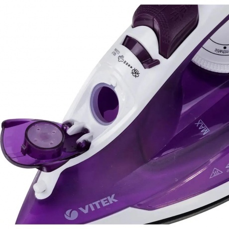 Утюг Vitek VT-8308 2200Вт фиолетовый/белый - фото 8