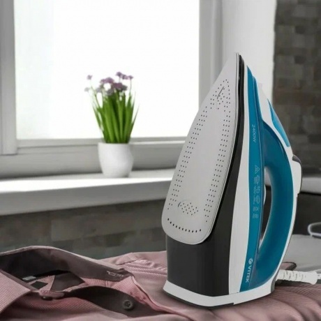 Утюг Vitek VT-1263 2400Вт синий - фото 15