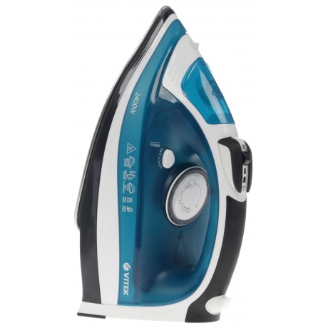 Утюг Vitek VT-1263 2400Вт синий - фото 5