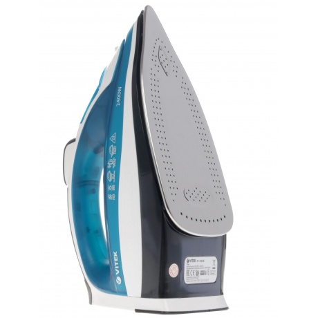 Утюг Vitek VT-1263 2400Вт синий - фото 9