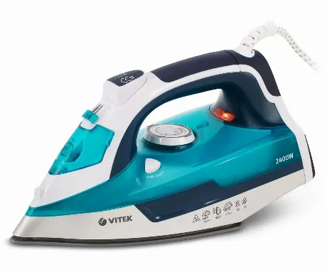 Утюг Vitek 1266-VT-02 2400Вт бирюзовый/белый