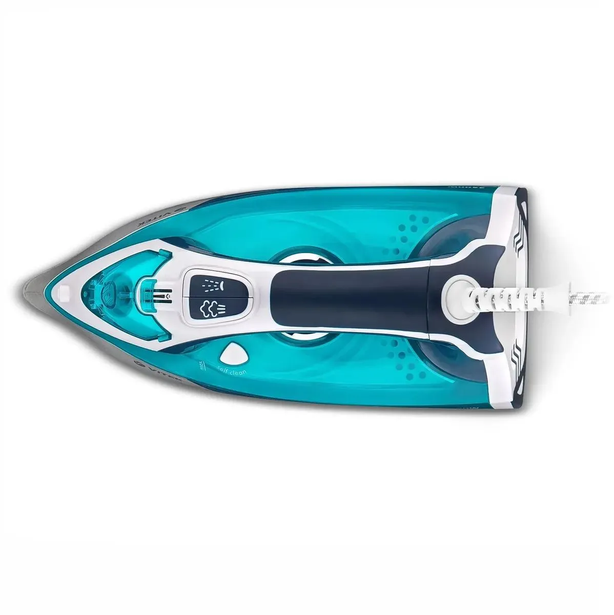 Утюг Vitek 1266-VT-02 2400Вт бирюзовый/белый - фото 3