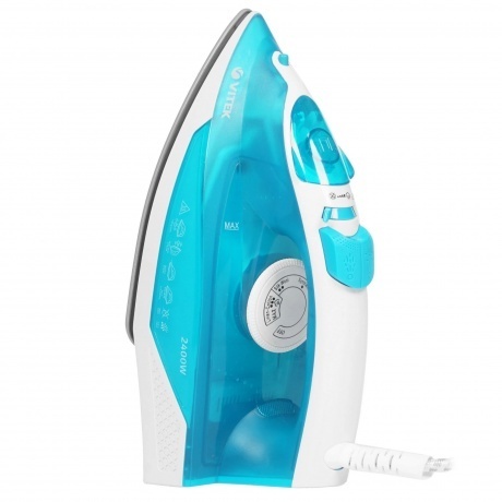 Утюг Vitek 8307-VT-01 2400Вт бирюзовый/белый - фото 11