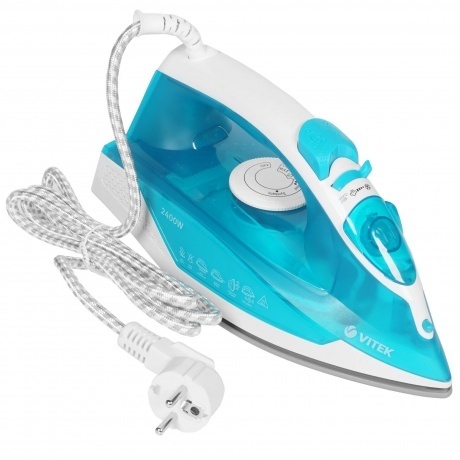 Утюг Vitek 8307-VT-01 2400Вт бирюзовый/белый - фото 16