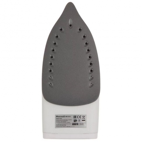 Утюг Maxwell MW-3011 2400Вт белый - фото 2