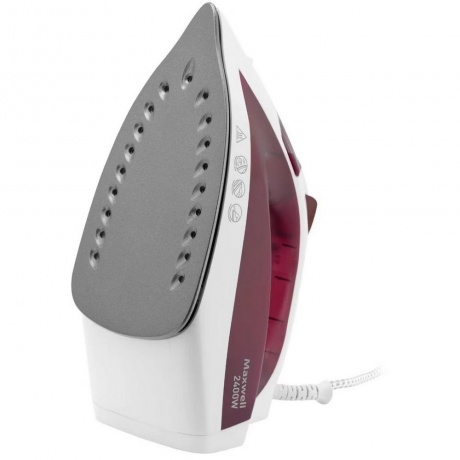 Утюг Maxwell MW-3011 2400Вт белый - фото 3