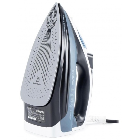 Утюг Hyundai H-SI01573 2600Вт черный/синий - фото 2