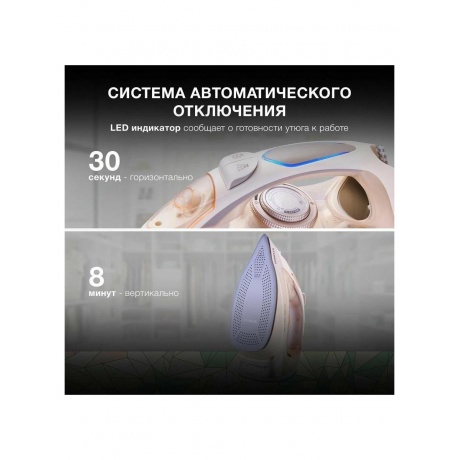 Утюг Hyundai H-SI02512 3200Вт бежевый/розовое золото - фото 21