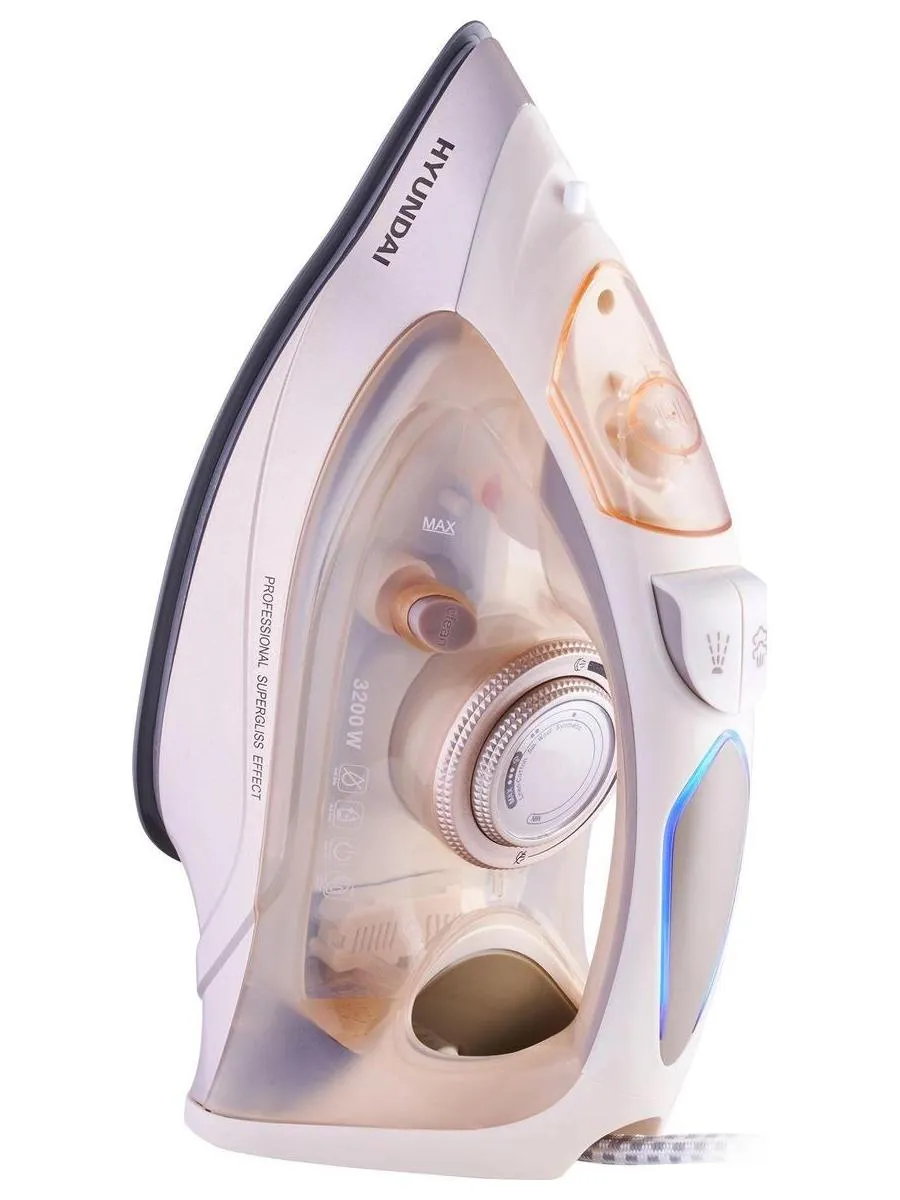 Утюг Hyundai H-SI02512 3200Вт бежевый/розовое золото - фото 3