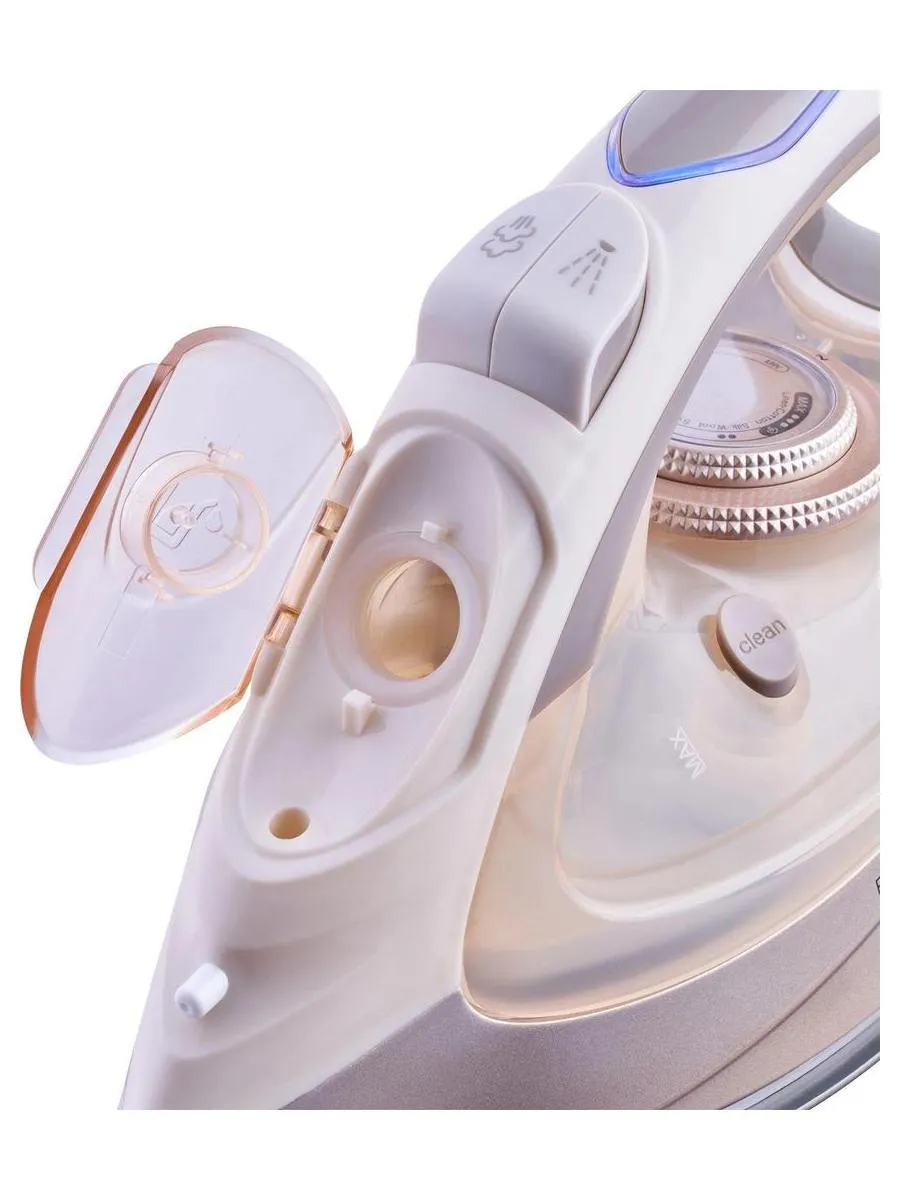 Утюг Hyundai H-SI02512 3200Вт бежевый/розовое золото - фото 8