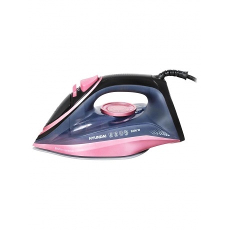 Утюг Hyundai H-SI01623 2400Вт черный/розовый - фото 2