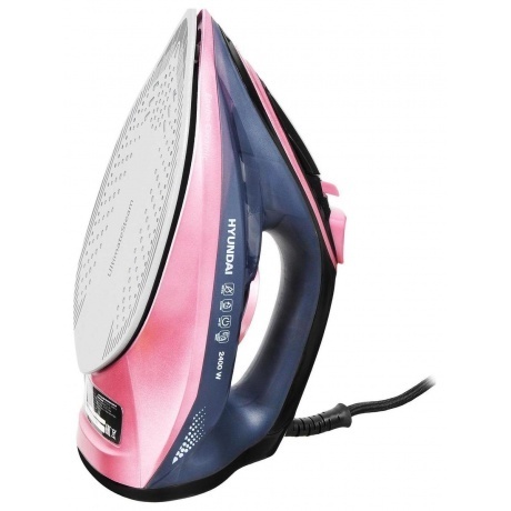 Утюг Hyundai H-SI01623 2400Вт черный/розовый - фото 5
