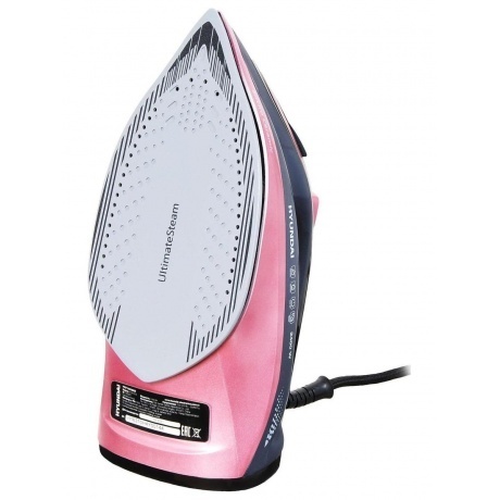 Утюг Hyundai H-SI01623 2400Вт черный/розовый - фото 6
