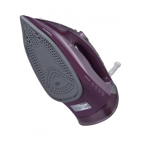 Утюг Hyundai H-SI01780 3100Вт розовый/бордовый - фото 2