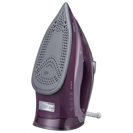 Утюг Hyundai H-SI01780 3100Вт розовый/бордовый - фото 4
