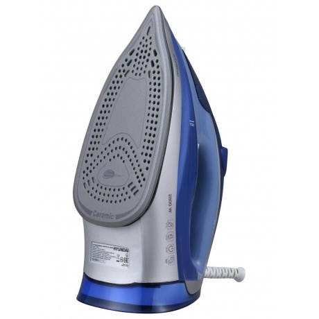 Утюг Hyundai H-SI01670 2800Вт синий/золотистый - фото 3