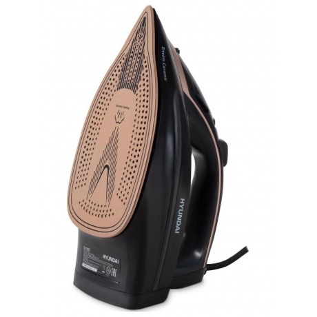 Утюг Hyundai H-SI01338 2800Вт черный/золотистый - фото 2
