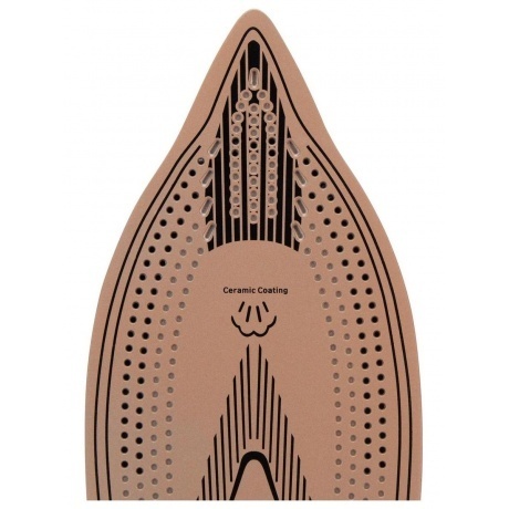 Утюг Hyundai H-SI01338 2800Вт черный/золотистый - фото 5