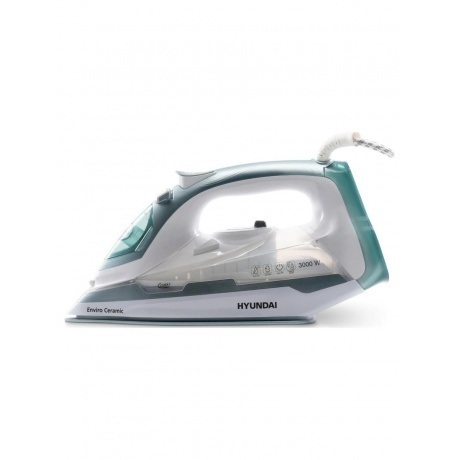 Утюг Hyundai H-SI01223 3000Вт белый/изумрудный - фото 4