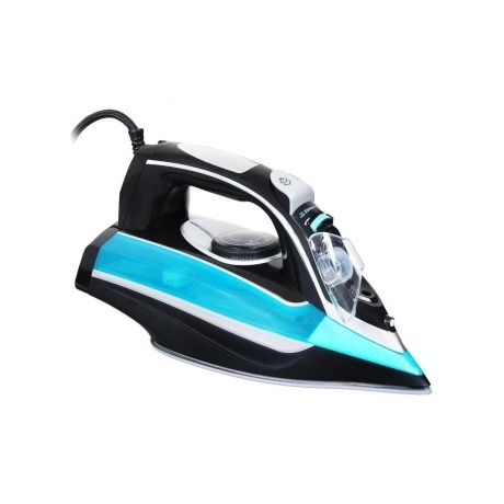 Утюг Hyundai H-SI01336 2800Вт черный/голубой - фото 2