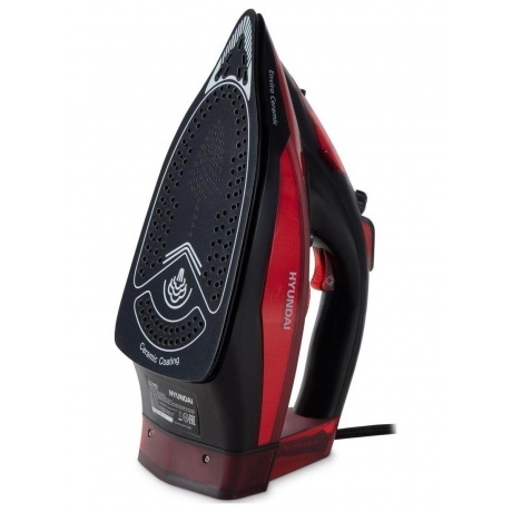 Утюг Hyundai H-SI01339 2800Вт черный/красный - фото 2