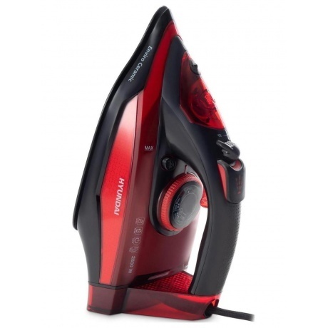 Утюг Hyundai H-SI01339 2800Вт черный/красный - фото 3