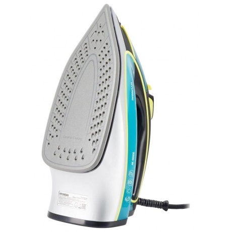 Утюг Hyundai H-SI01450 3200Вт голубой/желтый - фото 2