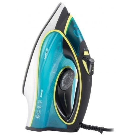 Утюг Hyundai H-SI01450 3200Вт голубой/желтый - фото 3