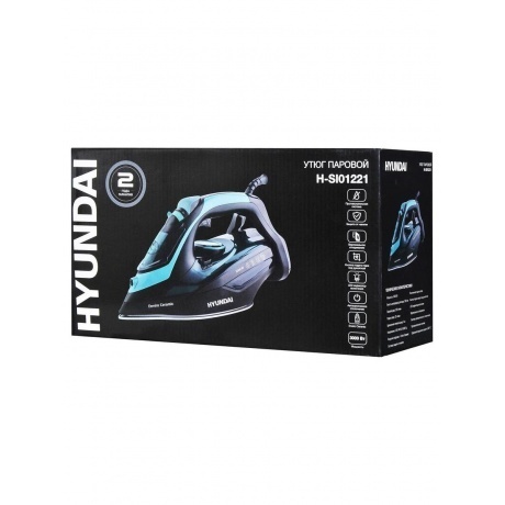 Утюг Hyundai H-SI01221 3000Вт черный/зеленый - фото 11