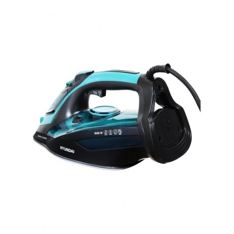 Утюг Hyundai H-SI01221 3000Вт черный/зеленый - фото 3