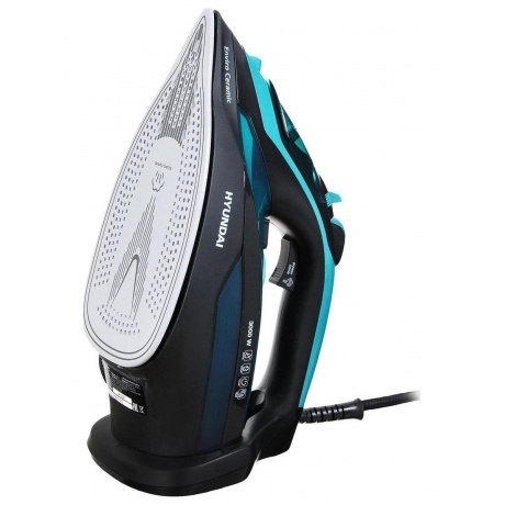 Утюг Hyundai H-SI01221 3000Вт черный/зеленый - фото 5