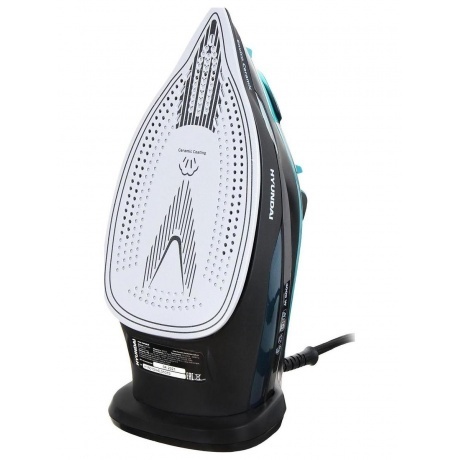 Утюг Hyundai H-SI01221 3000Вт черный/зеленый - фото 6